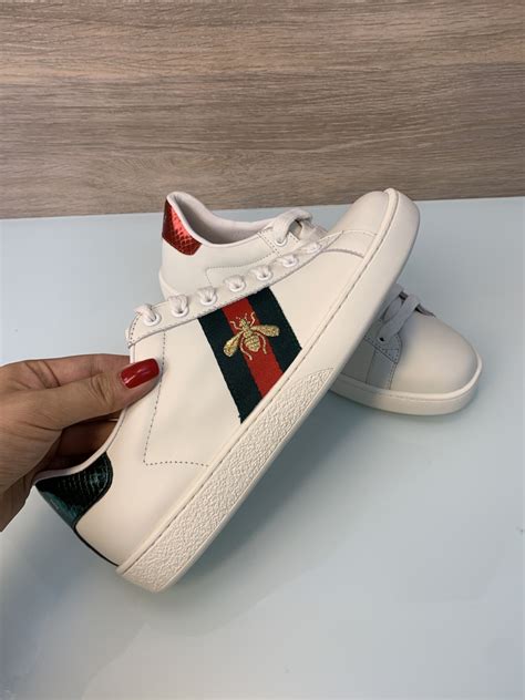 tenis gucci ace abelha